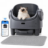 Plume · Litière automatique ouverte pour chat