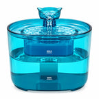 Fontaine à eau pour chat Ronron bleue